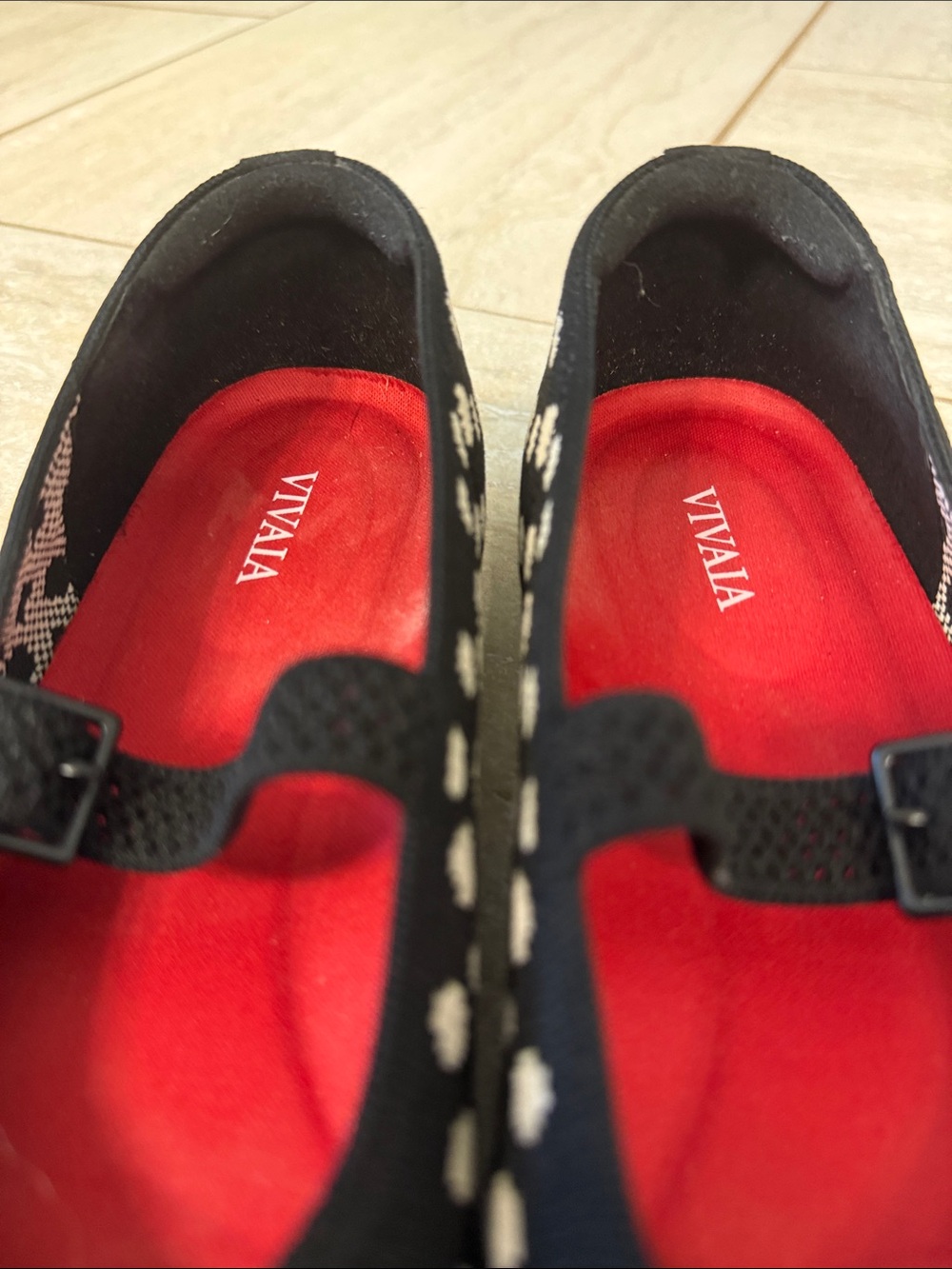 VIVAIA Square-Toe Mary Janes (Margot Mary-Jane) Flats Dots EU 39.5 US 8.5 - Picture 5 of 16